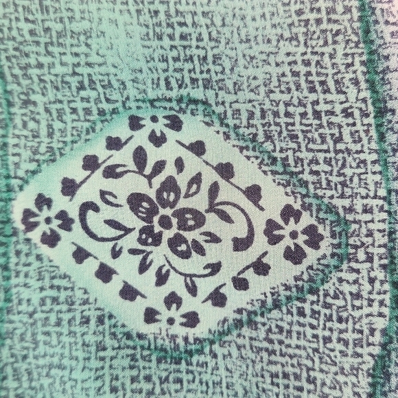 Vtg Corey B Silk shirt oversized tunic - Picture 4 of 8